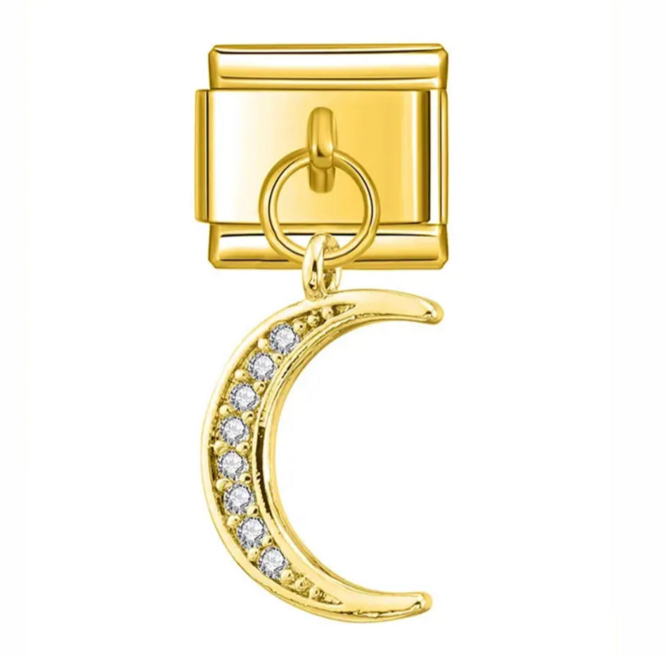 Luna Dorada Colgante.