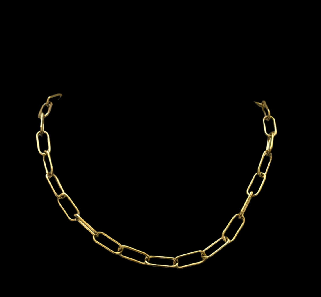 Cadena base para collar gruesa.