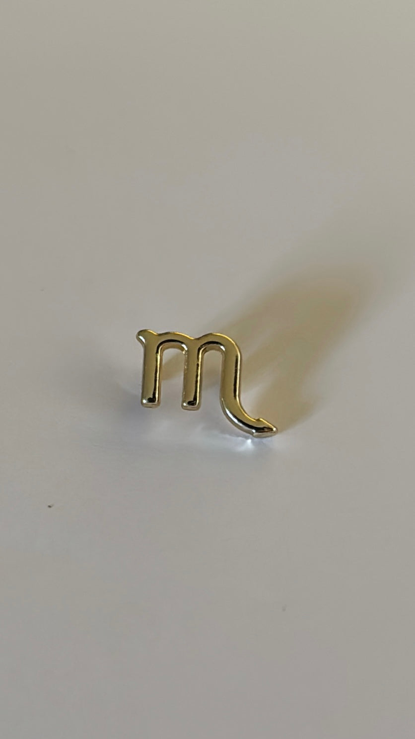 Charms signos zodiacales dorado.
