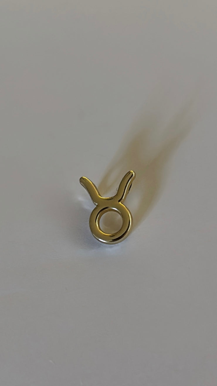 Charms signos zodiacales dorado.