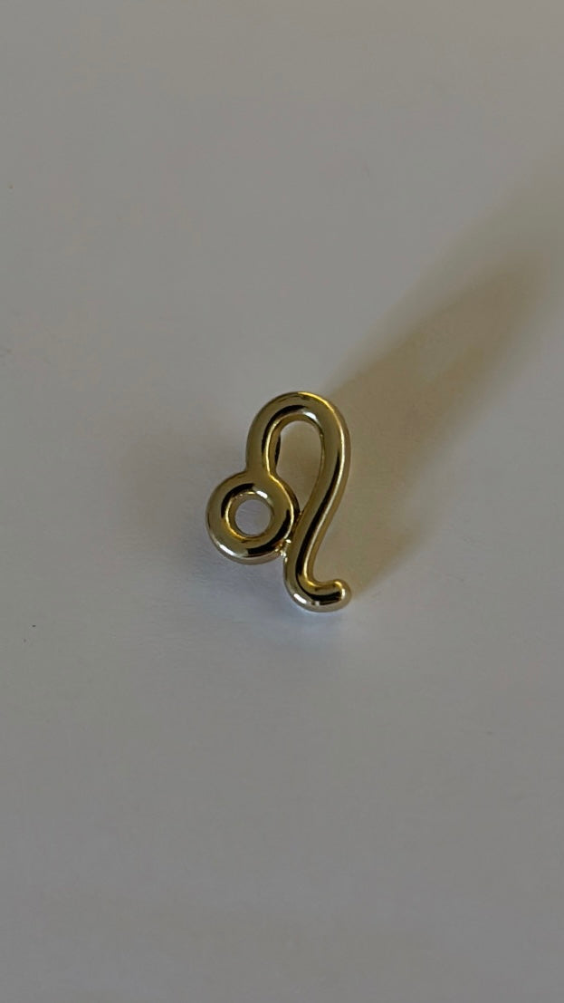 Charms signos zodiacales dorado.