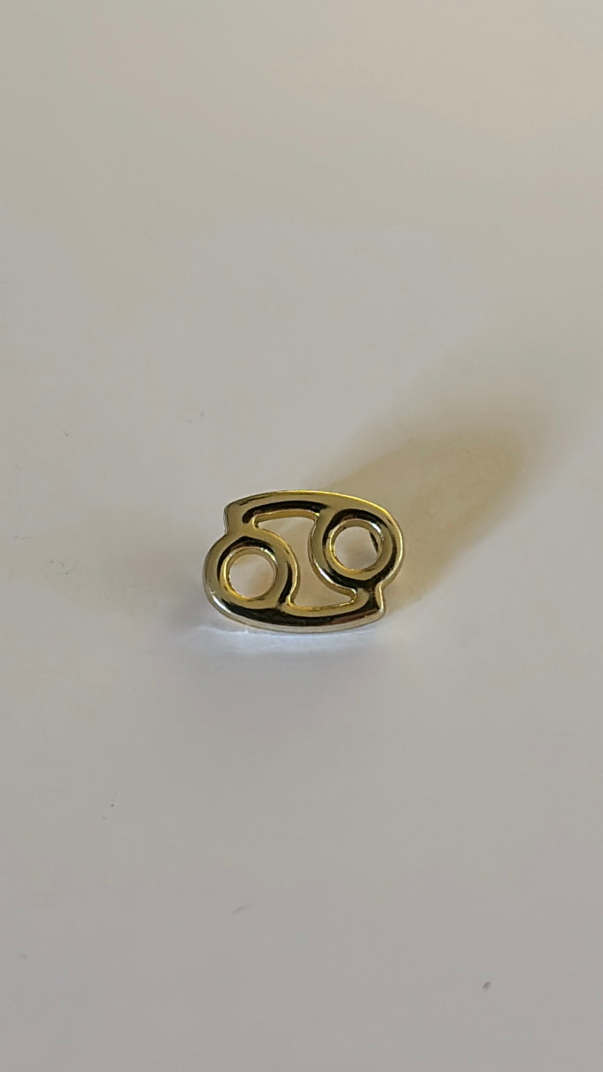 Charms signos zodiacales dorado.