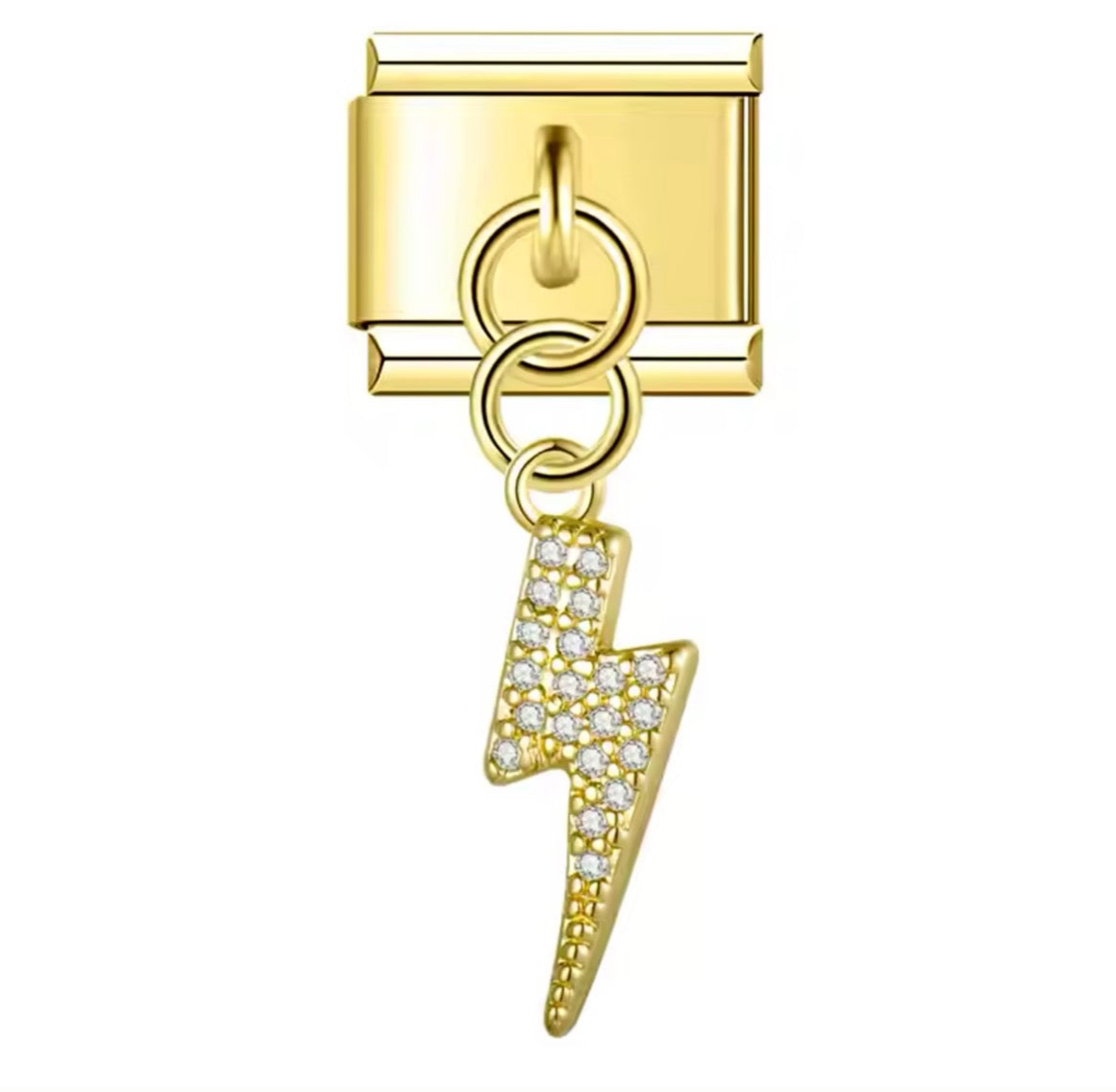 Trueno Colgante Dorado.