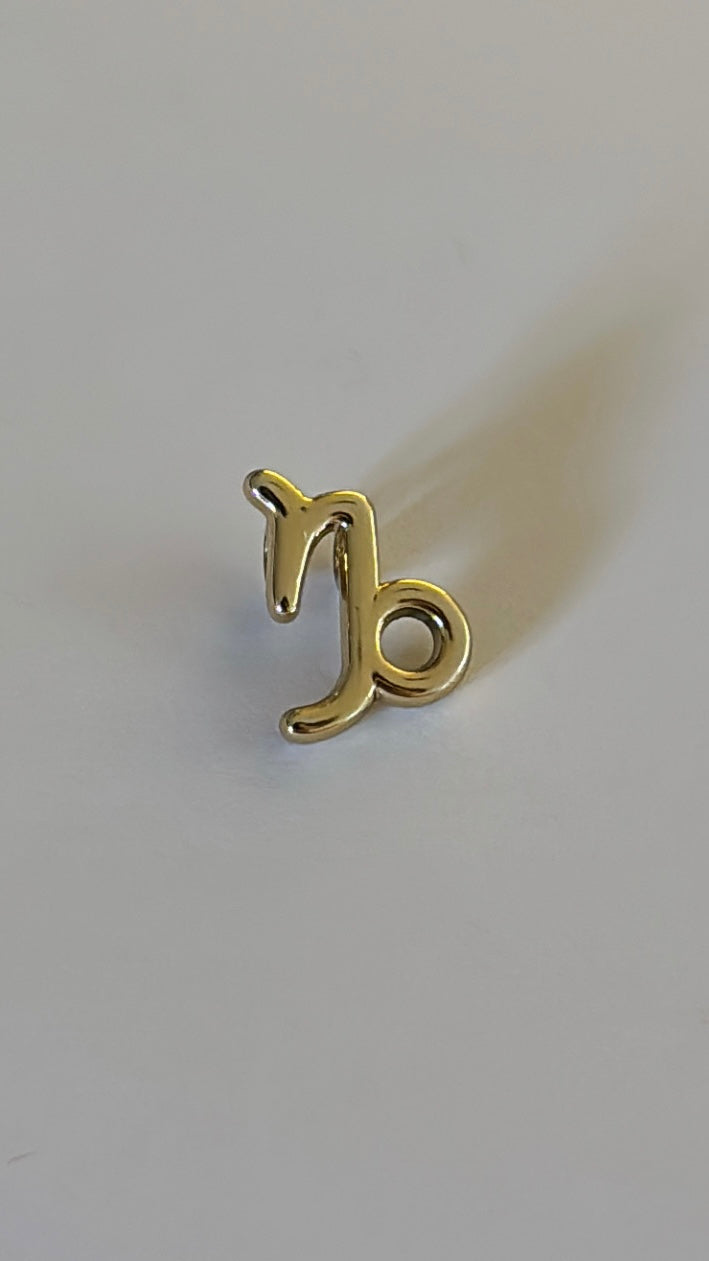 Charms signos zodiacales dorado.