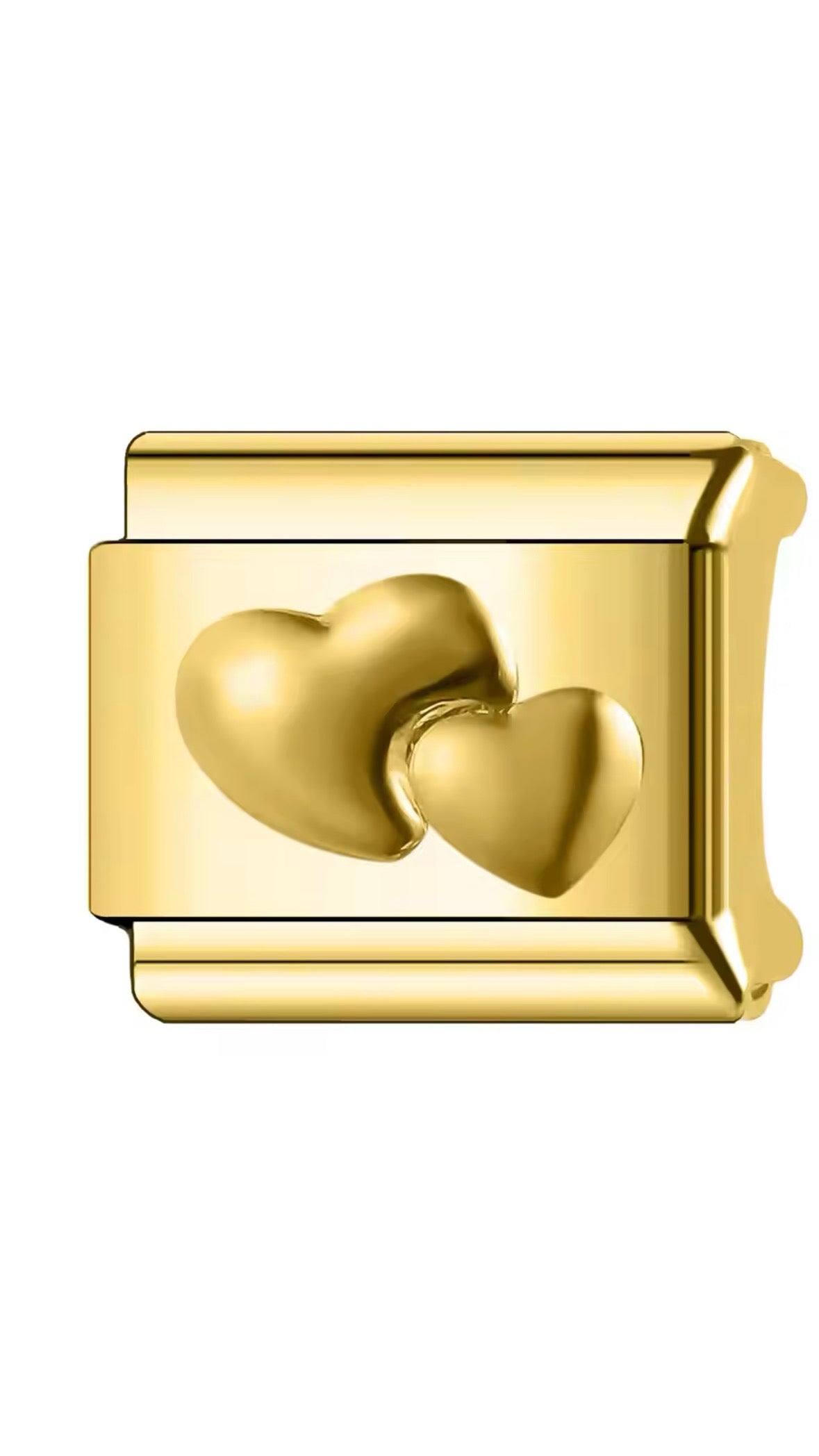 Corazón Doble Dorado.
