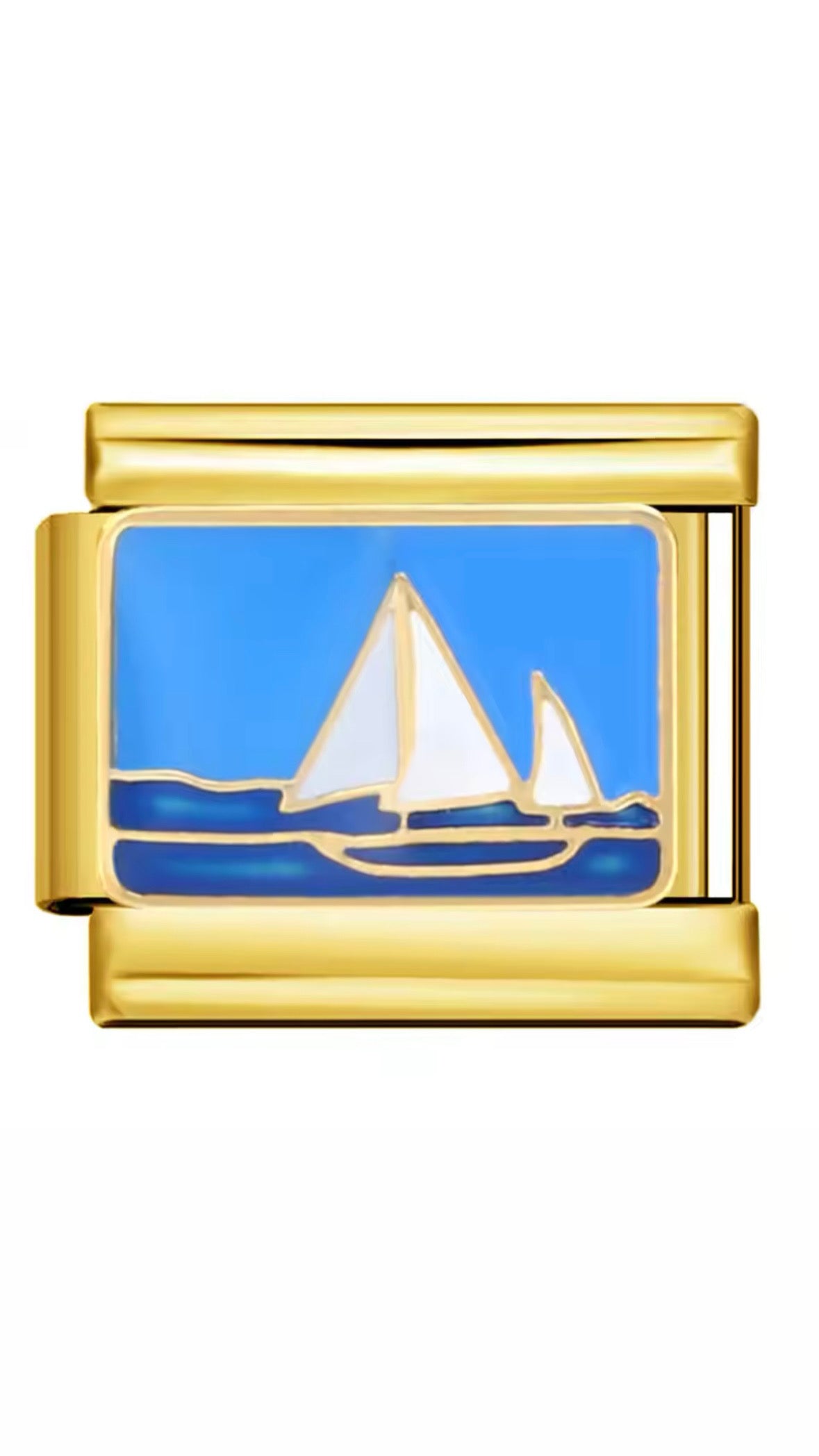 Velero Charm Dorado.