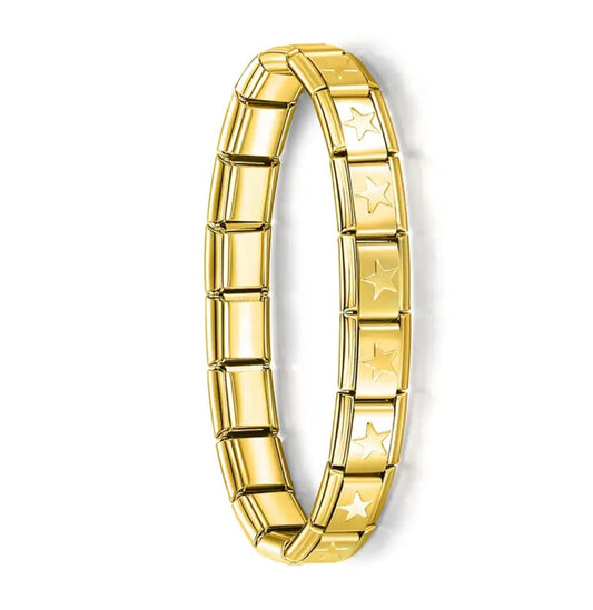 Brazalete Estrellas Dorado.